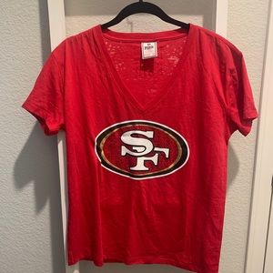 Victoria’s Secret Pink NFL 49ers shirt